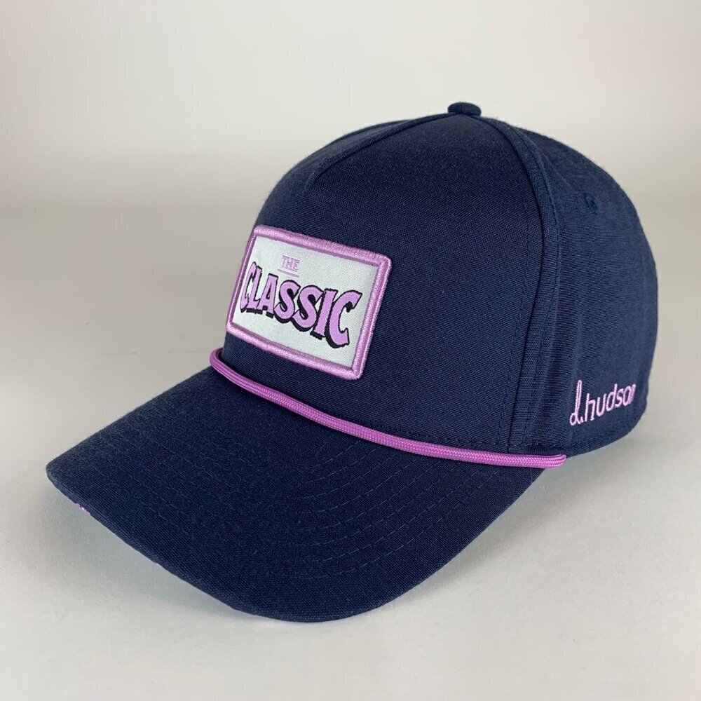 D Hudson Golf The Classic Navy Blue Rope Snapback Hat